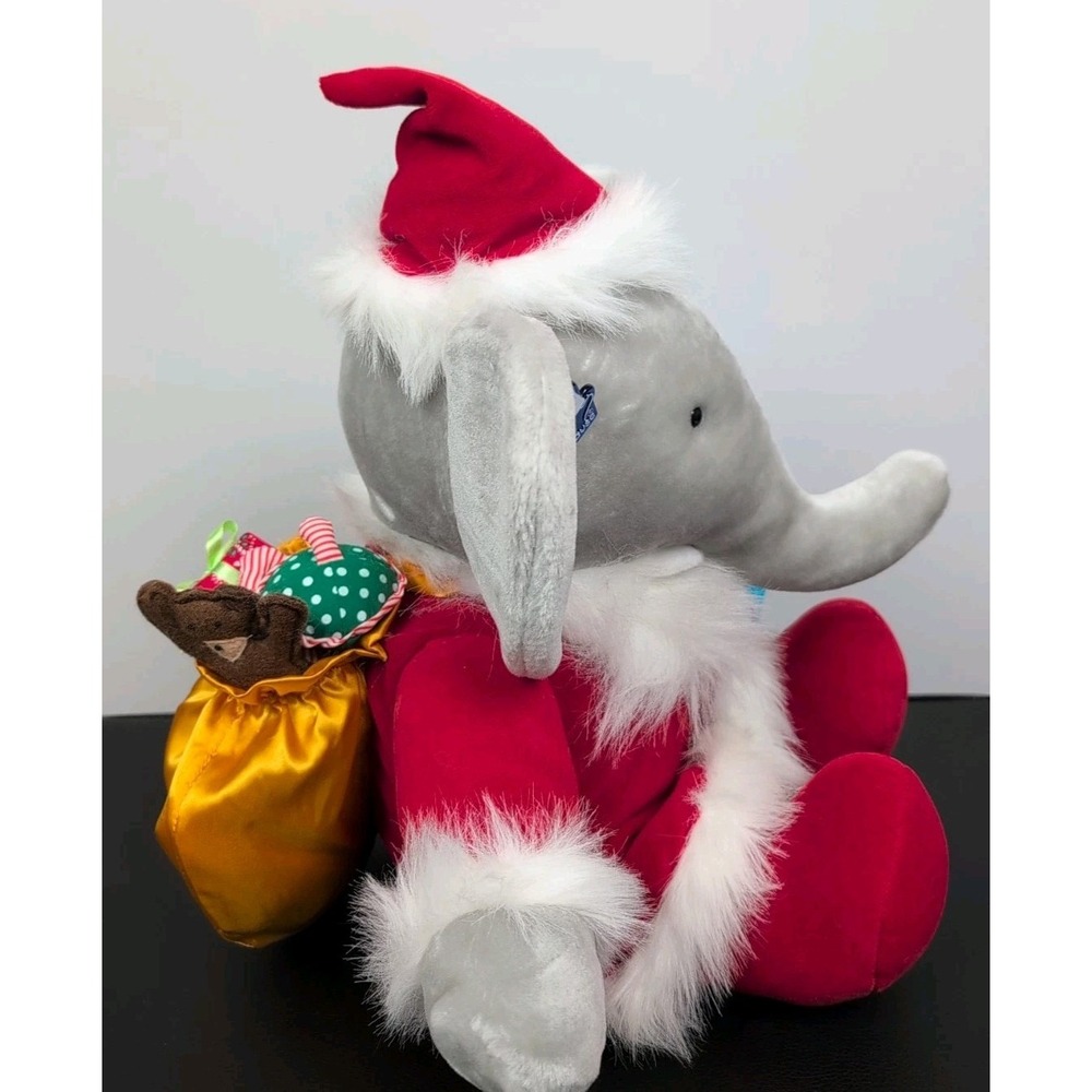 Applause Babar‎ Father Christmas Santa Vintage Plush Limited 2299/5000 With Tags - Picture 2 of 6